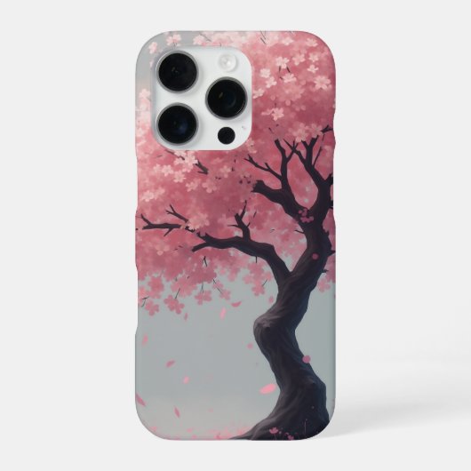 桜のイラスト iPhoneケース (裏面)