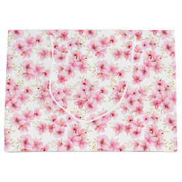 桜のギフトバッグ ラージペーパーバッグ