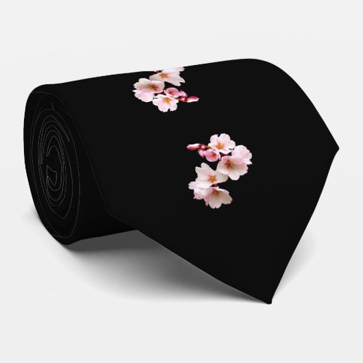 桜のクローズアップ ネクタイ (ロール)