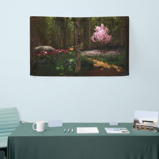 桜のコンチェルトの旗 横断幕 (トレードショー)