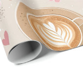 桜のコーヒー保温カバー パターン (7) ラッピングペーパー (ロールコーナー)