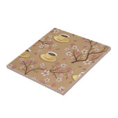 桜のコーヒー断熱材パターン (1) タイル (側面)
