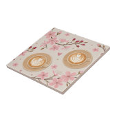 桜のコーヒー断熱材パターン (7) タイル (側面)