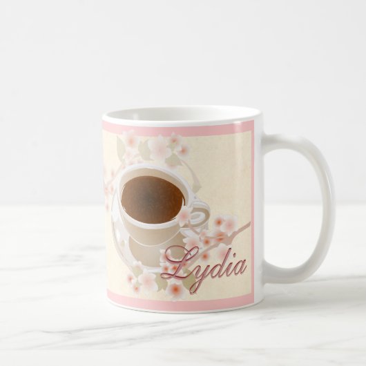 桜のコーヒー コーヒーマグカップ (右)