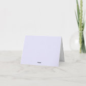 桜のサンクスカード サンキューカード (裏面)