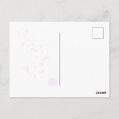 桜のシーズンポストカード ポストカード (裏面)