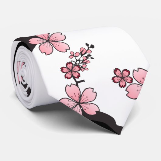 桜のタイ ネクタイ (ロール)