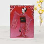 "桜のダンス" (宮古Odori) カード (黄色い花)