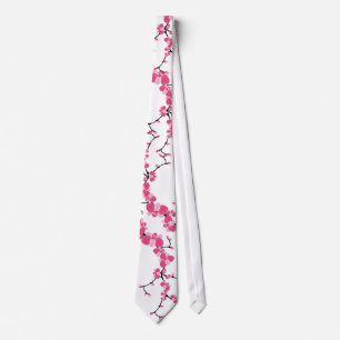桜のツリーブランチのタイのデザイン2 ネクタイ