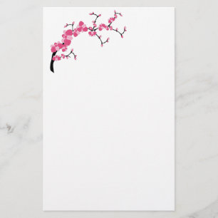 桜のツリーブランチのデザイン2 便箋