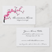 桜のツリーブランチの名刺 名刺 (正面/裏面)