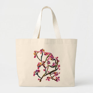 桜のトートバッグ ラージトートバッグ