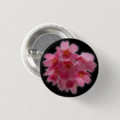 桜のピンクの木の花 缶バッジ (正面&裏面)