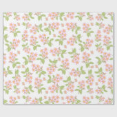 桜のピンクの桜のギフト用包装紙 ラッピングペーパー (フラット)