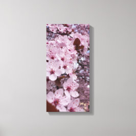 桜のピンクの花 キャンバスウォールアート - 桜の木 キャンバスプリント