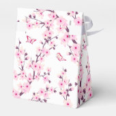 桜のブライダルシャワー フェイバーボックス (裏面サイド)