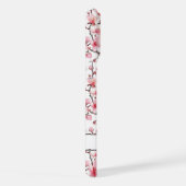 桜のモノグラム iPhoneケース (右側面)