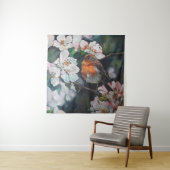 桜のロビン タペストリー (インサイチュ)