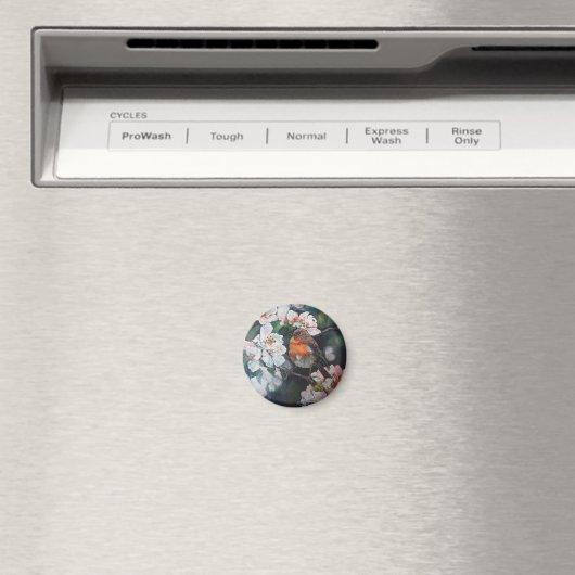 桜のロビン マグネット (インサイチュ (食洗機))