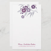 桜の個人的な文房具 便箋 (正面/裏面)