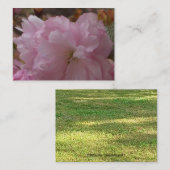 桜の共感カード ノートカード (正面/裏面)