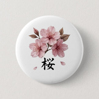 桜の刀 日本の美意識 缶バッジ