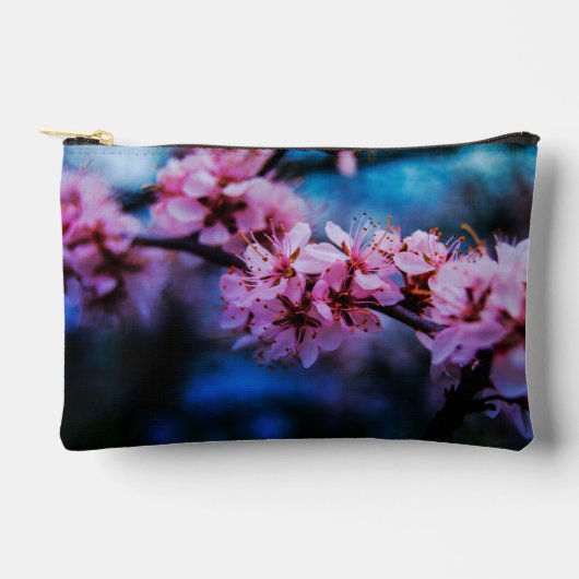 桜の化粧品&旅行用アクセサリーポーチ アクセサリーポーチ (正面)