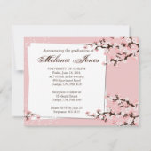 桜の卒業生の発表及び招待状2012年 招待状 (裏面)