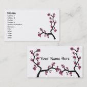 桜の名刺 名刺 (正面/裏面)