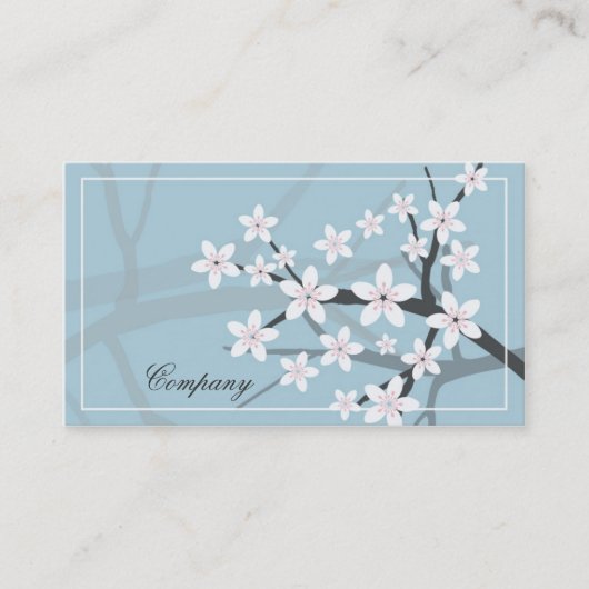 桜の名刺 名刺 (正面)