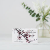 桜の名刺 名刺 (スタンド正面)
