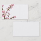 桜の名刺 名刺 (正面/裏面)
