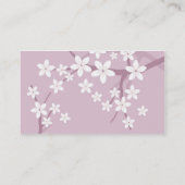 桜の名刺 名刺 (裏面)