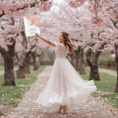 桜の喜び ブライダルシャワーの招待状 招待状