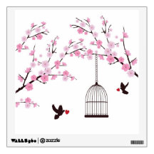 桜の壁のデカール