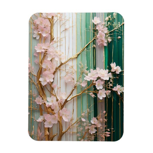 桜の壁面飾り マグネット (縦)