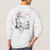 桜の夢 Tシャツ (裏面)
