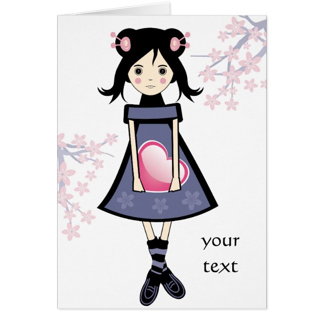 桜の女の子 (正面)