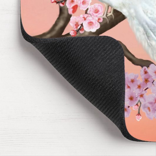 桜の孔雀 マウスパッド (コーナー)