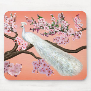 桜の孔雀 マウスパッド