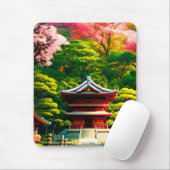 桜の寺 マウスパッド (マウス)
