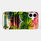 桜の寺 iPhone 16ケース (裏面横)