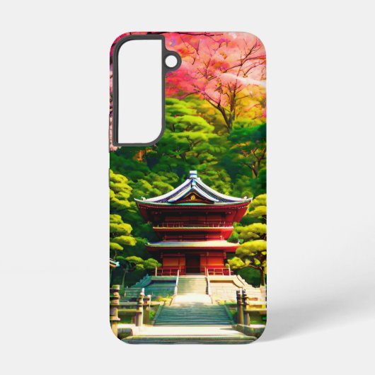 桜の寺 SAMSUNG GALAXYケース (裏面)