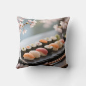 桜の寿司盛り合わせ クッション (裏面)