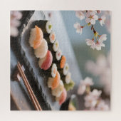 桜の寿司盛り合わせ ジグソーパズル (横)