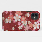 桜の小束-着物の版画コレクション Case-Mate iPhoneケース (裏面(横))