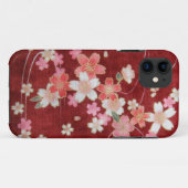 桜の小束-着物の版画コレクション Case-Mate iPhoneケース (裏面(横))