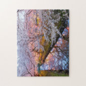 桜の川 ジグソーパズル (縦)