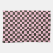 桜の市松模様 キッチンタオル (横)