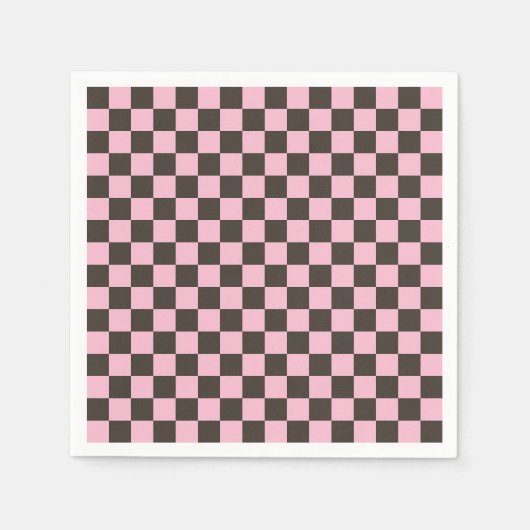 桜の市松模様 スタンダードカクテルナプキン (正面)